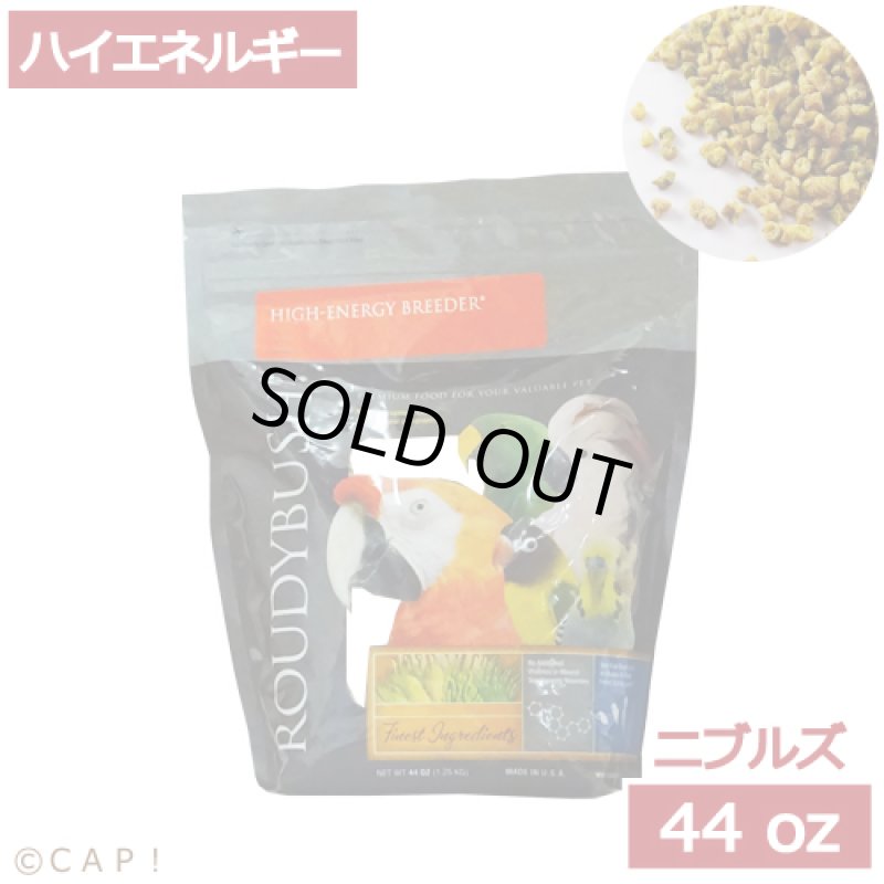 画像1: CAP! 鳥の餌 賞味期限2026/10/10 ラウディブッシュ ハイエネルギーブリーダー ニブルズ 44oz(1.25kg) (1)