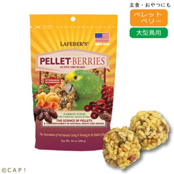 画像1: CAP! 鳥の餌 賞味期限2026/3/12 ラフィーバー ペレットベリー パロット 10oz（284g） (1)