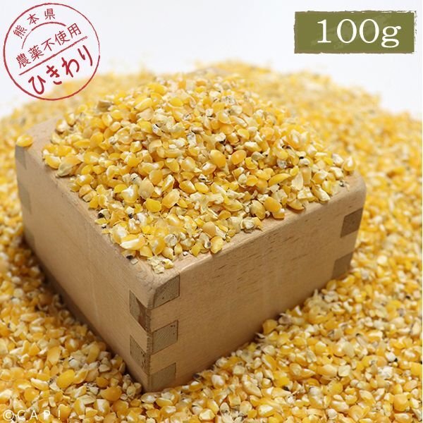 画像1: CAP! 鳥の餌 賞味期限2026/10/3【国内産】ひきわりとうもろこし 100g　★ (1)