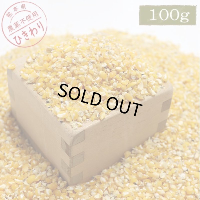 画像1: CAP! 鳥の餌 賞味期限2027/7/6【国内産】ひきわりとうもろこし 100g　★ (1)