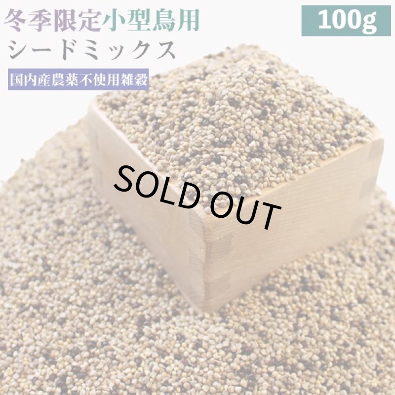 画像1: CAP! 鳥の餌 賞味期限2027/9/30冬季ミックス 小型鳥 100g★ (1)