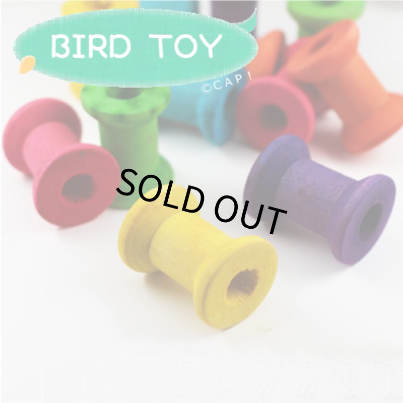 画像1: 【Parts】7/8” x 1 1/8" Wood Spool 1個SB★ (1)