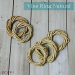 画像2: 【Parts】Natural 5cm Vine Ring 1個SB★ (2)