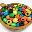 画像2: 【Parts】5/8” Wood Bead 1個 SB★ (2)