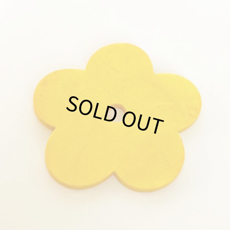 画像8: 【Parts】43x4mm Wood Flower 1個 SB★ (8)