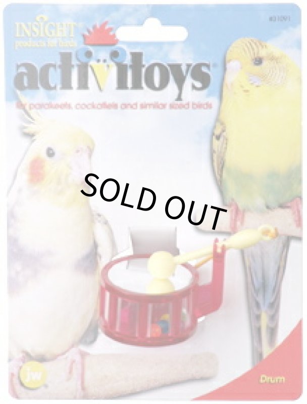 画像2: 【Wyld's Wingdom】CAP! 鳥のおもちゃ ドラム (2)