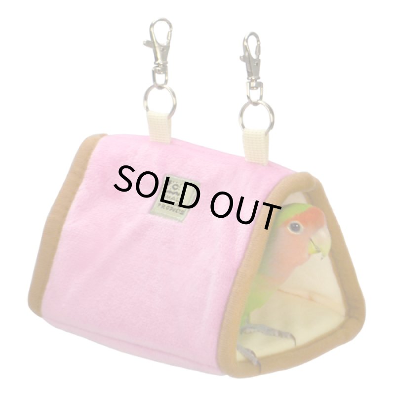 画像1: SANKO B33 小鳥の三角ベッド　ピンク (1)