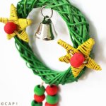 画像2: SB492 Xmas Wreath Vine Swing (2)