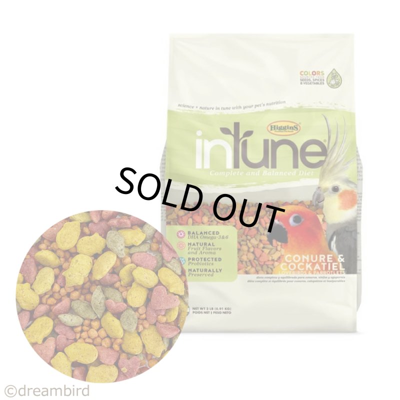 画像1: CAP! 鳥の餌 賞味期限2026/7/20【ヒギンズ】インチューンナチュラル コニュア＆オカメインコ 2LB(0.91kg) 30250 (1)