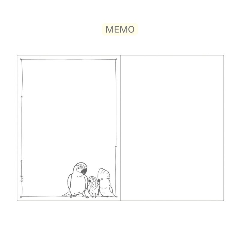 画像8: CAP! 鳥雑貨 aoamo】MEDICAL NOTE （カバーあり）★ (8)