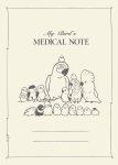 画像1: CAP! 鳥雑貨 aoamo】MEDICAL NOTE （カバーあり）★ (1)