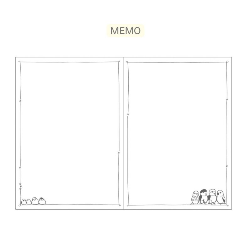 画像7: CAP! 鳥雑貨 aoamo】MEDICAL NOTE （カバーあり）★ (7)