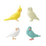 画像3: CAP! 小鳥雑貨【MIDORI】ミニチュアマグネット 4個入 トリ柄B (43423-006) (3)