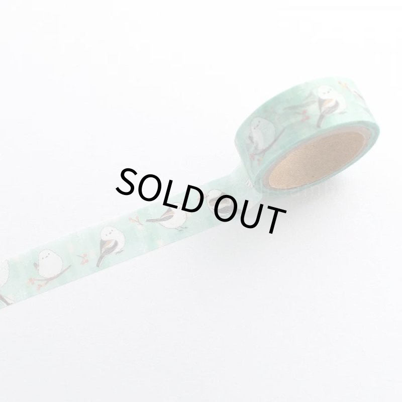 画像3: CAP! 小鳥雑貨【NB】マスキングテープ　シマエナガと一緒 (3)