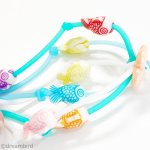 画像2: 【jerry's bird toy】Jerry019-2 チョキチョキビーズ　＜夏ver.＞※金魚ビーズ※★ (2)