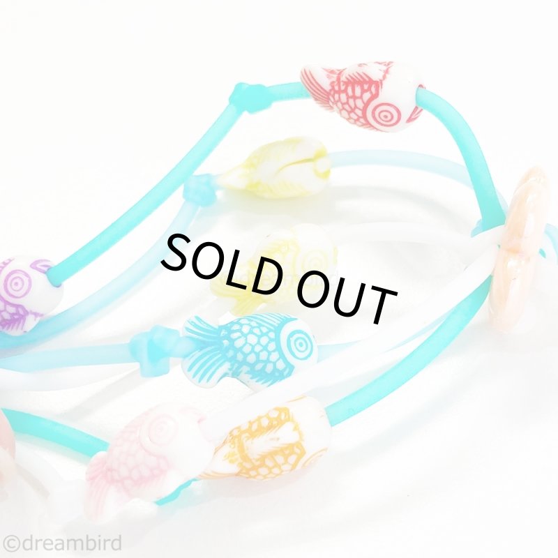 画像2: 【jerry's bird toy】Jerry019-2 チョキチョキビーズ　＜夏ver.＞※金魚ビーズ※★ (2)