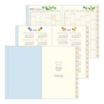 画像6:  【MIDORI】ポケットダイアリー B6 マンスリーブロック＆ウィークリーレフト トリ柄 手帳 2026年版 22375006【B6】【月間+1週間】 (6)