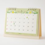 画像1: 【MIDORI】【卓上リングカレンダー】 M トリ柄 2026年版 31365006 (1)