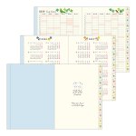 画像6: 【MIDORI】ポケットダイアリー A6 マンスリーブロック＆見開き2週間 トリ柄 手帳 2026年版22369006 【A6】【月間＋2週間】  (6)