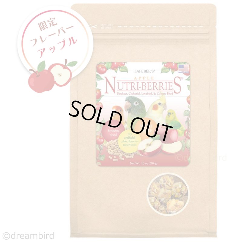 画像1: 近日入荷予定！CAP! 鳥の餌 賞味期限 ラフィーバー アップル ニュートリベリー スモールバード 10oz (1)
