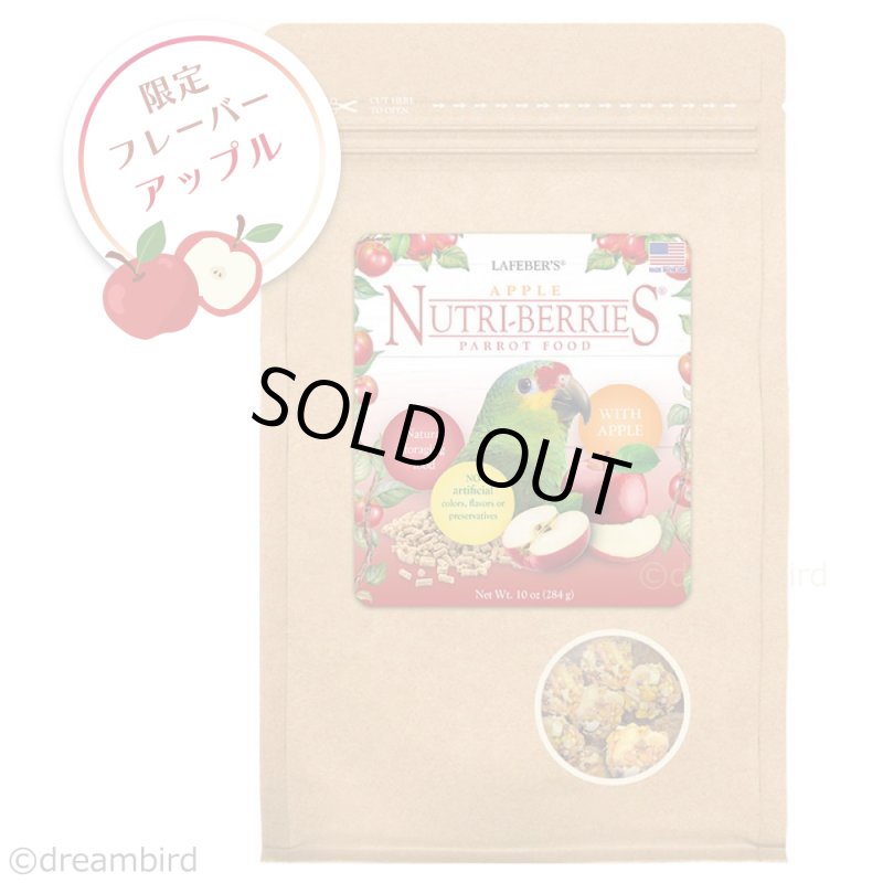 画像1: 近日入荷予定！CAP! 鳥の餌 賞味期限 ラフィーバー アップル ニュートリベリー パロット 10oz (1)