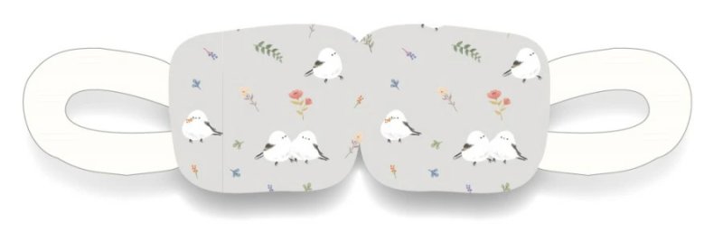 画像3: 【フレンズヒル】ハナトシマエナガ　ホットアイマスク3枚入 使用期限:2027/3/6 (3)