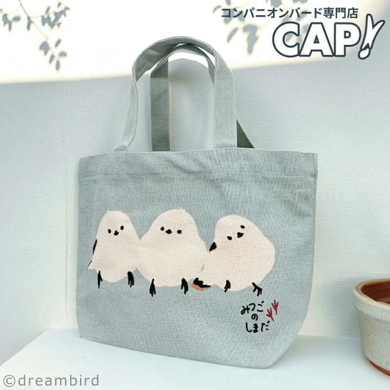 画像1: 【フレンズヒル】ミニトート みつごのしまだ (1)