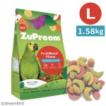 画像1: ※リニューアル※ CAP! 鳥の餌 賞味期限2026/11/9ズプリーム フルーツブレンド L ラージバード 3.5#/1.58kg (1)