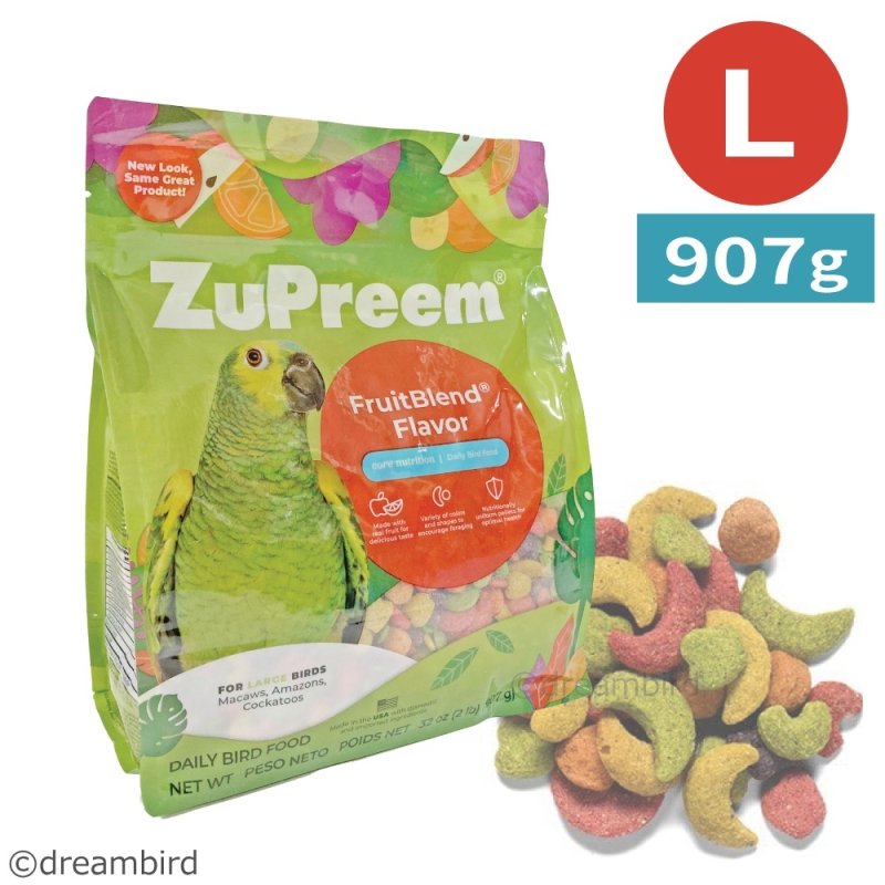 画像1: CAP! 鳥の餌 賞味期限2026/9/14 ズプリーム フルーツブレンド Ｌ ラージバード(2#/907g) (1)