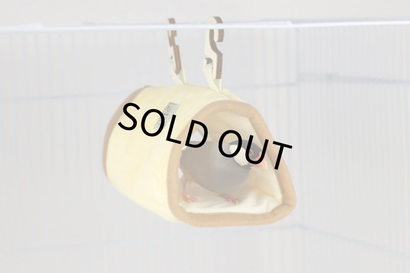 画像3: SANKO B82 小鳥の三角ベッドＳ ※金属不使用 木製フック※ イエロー (3)