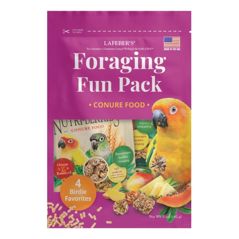 画像6: CAP! 鳥の餌 賞味期限2026/10/10【コニュア】ラフィーバー フォレイジングファンパック コニュア (6)