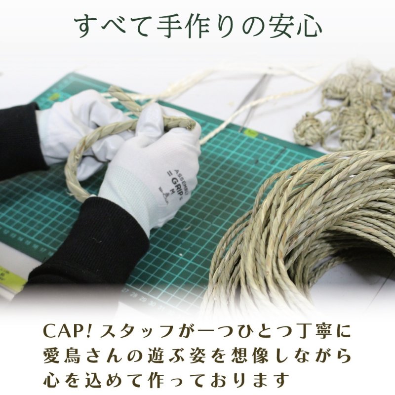 画像3: かじりーず　かじってぐるぐる 栽培時農薬不使用【熊本県産】いぐさ・【東アフリカ産】サイザル麻使用 (3)