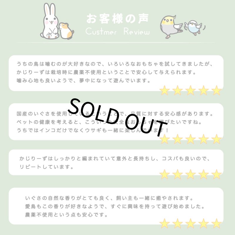 画像7: かじりーず　かじってぐるぐる 栽培時農薬不使用【熊本県産】いぐさ・【東アフリカ産】サイザル麻使用 (7)