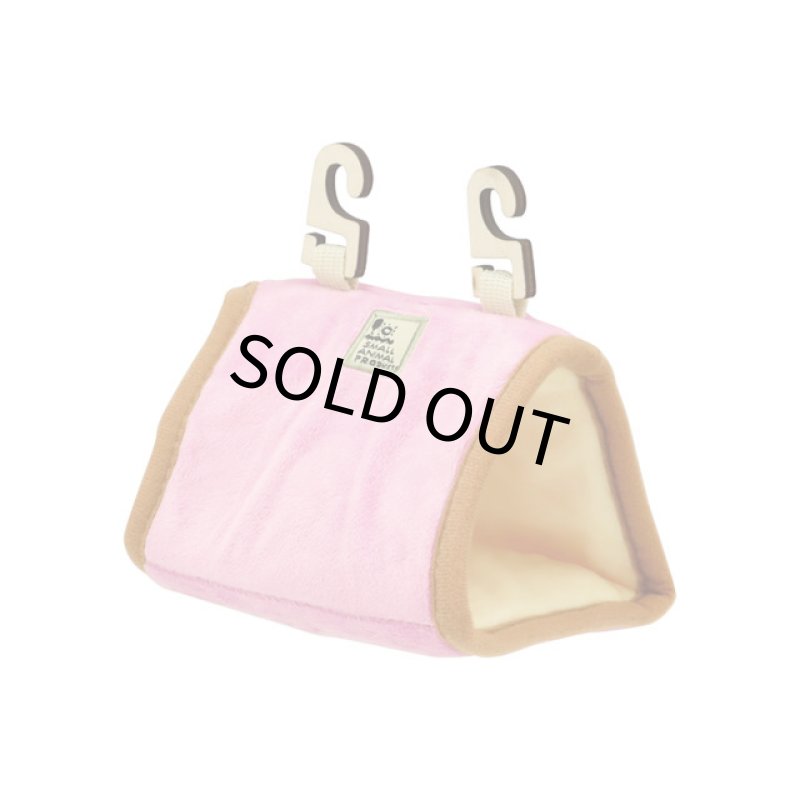 画像4: SANKO B33 小鳥の三角ベッド ピンク 金属不使用木製フック (4)