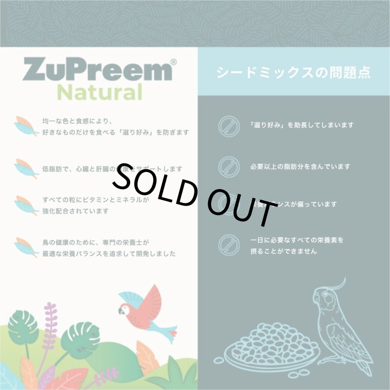 画像8: CAP! 鳥の餌 賞味期限2027/3/23ズプリーム ナチュラル L ラージパロット (48oz/3lb/1.3kg) (8)