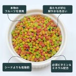 画像2: CAP! 鳥の餌 賞味期限2027/6/22ズプリーム フルーツブレンド M オカメインコ(2#/907g) 中型鳥類用飼料 (2)