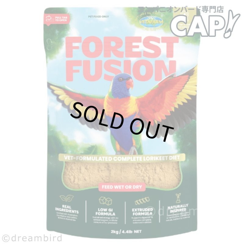 画像1: CAP! 鳥の餌 賞味期限2028/3/31【VETAFARM】FOREST FUSION LORIKEET ベタファーム フォレストフュージョン ロリキート 450g (1)