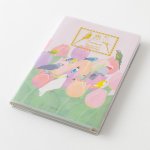 画像3:  【MIDORI】ポケットダイアリー B6 マンスリーブロック＆ウィークリーレフト トリ柄 手帳 2027年版 224512【B6】【月間+1週間】 (3)