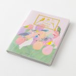 画像3: 【MIDORI】ポケットダイアリー A6 マンスリーブロック＆見開き2週間 トリ柄 手帳 2027年版224451【A6】【月間＋2週間】  (3)