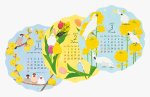 画像7: 【壁掛カレンダー】 ダイカット トリ柄 2027年版 31418006 (7)