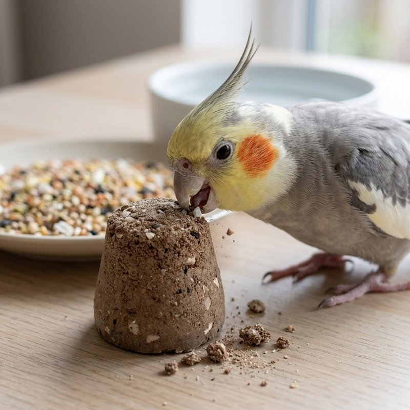 画像2: ペッズイシバシ 小鳥用鉱物飼料 新型塩土 (2)